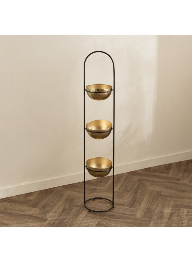 Home Box Metal 3-Tier Planter Stand - Black - Image 2